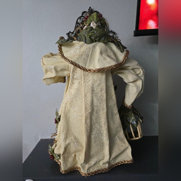 Silvestri Santa Holly Paper Mache Tree Table Topper Christmas Figure *read* - Picture 10 of 16